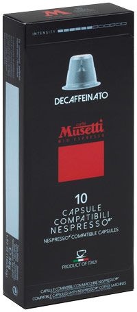 Musetti Decaffeinato Nespresso®* kompatible Kapseln von Musetti