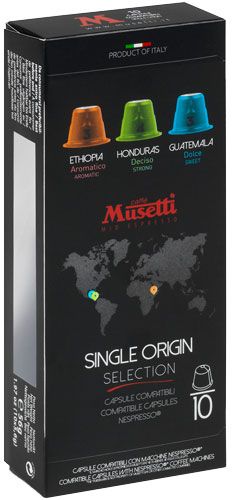 Musetti Single Origin Nespresso®*-kompatible Kapseln von Musetti