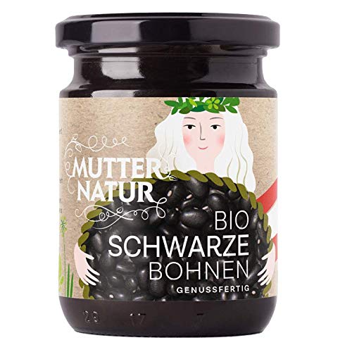 Mutter Natur - Bio Schwarze Bohnen im Glas - 235 g Mutter Natur - Bio Schwarze Bohnen im Glas - 235 g von Mutter Natur