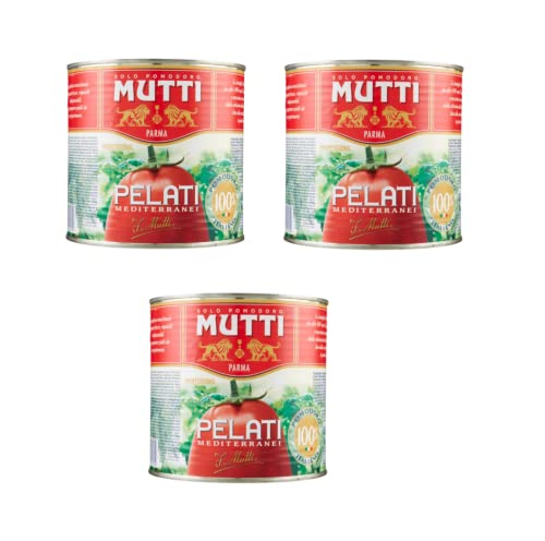 3x Mutti Professional Pelati Mediterranei Mediterrane Geschälte Tomaten 2,5Kg von Mutti Parma