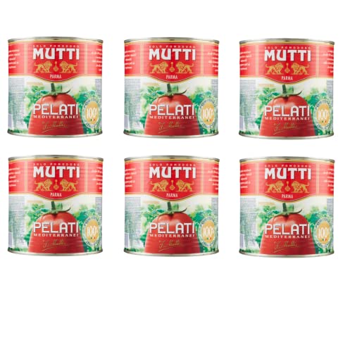 6x Mutti Professional Pelati Mediterranei Mediterrane Geschälte Tomaten 2,5Kg von Mutti Parma