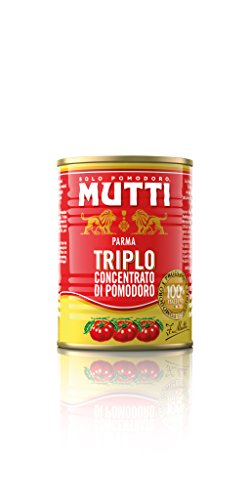 12er-Pack Mutti Triplo Concentrato Di Pomodoro,Dreifaches Tomatenkonzentrat,100% Italienische Tomaten,400g Dose von Mutti