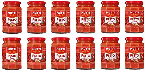 12x Mutti Pesto Rosso Pomodori Rossi Rotes Tomatenpesto Pasta Sauce 100% italienische Tomate Glas 180g Würzsaucen mit Mandeln, Tomaten, getrockneten Samen und Grana Padano 12x Mutti Pesto Rosso Pomodori Rossi Rotes Tomatenpesto Pasta Sauce 100% italienische Tomate Glas 180g Würzsaucen mit Mandeln, Tomaten, getrockneten Samen und Grana Padano von Mutti