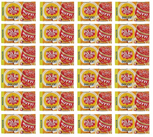 24x Mutti Polpa Datterini natürlich süß Tomaten ( 300gr x 2 ) 100% Italienisch von Mutti