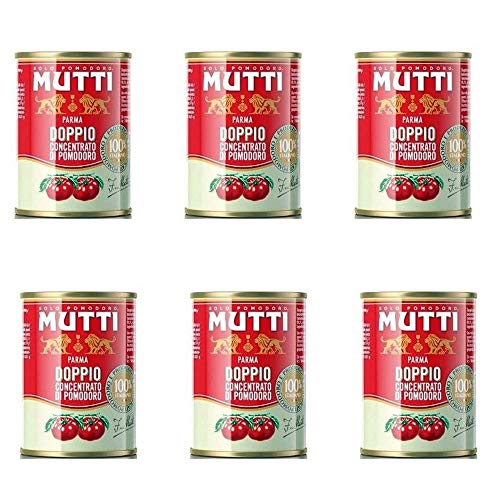 6x Mutti doppio concentrato Tomatenpaste Tomaten sauce 100% Italienisch 140g von Mutti