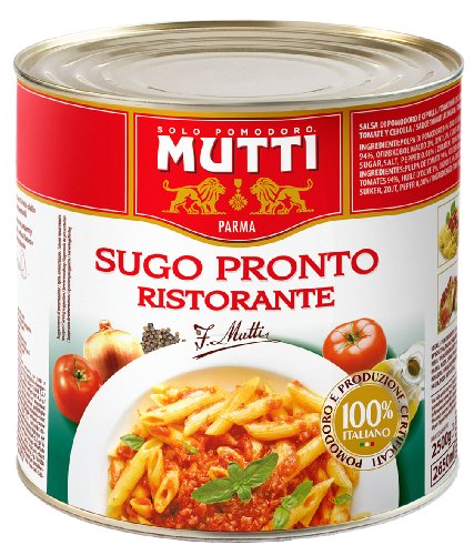 Mutti Sugo Pronto Ristorante Basissauce, 1er Pack (1 x 2.5 kg) von Mutti