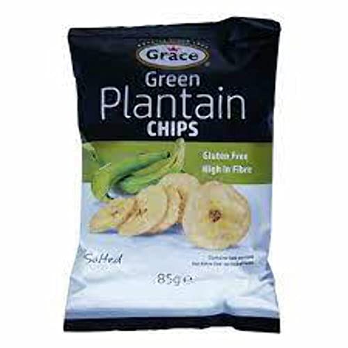 Grace Green Bananenchips, 85 g, 9 Stück Grace Green Bananenchips, 85 g, 9 Stück von My Africa Caribbean
