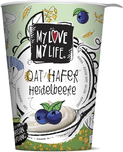My Love My Life Fermentierte Bio-Hafercreme mit Heidelbeere (6 x 400 gr) von My Love My Life