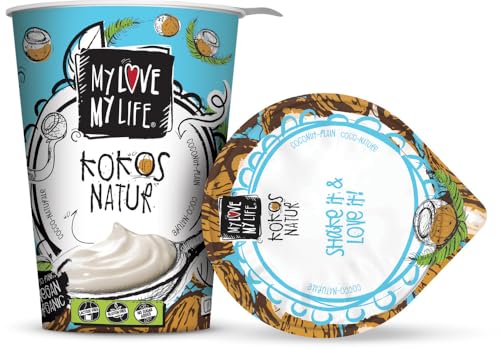 My Love My Life Fermentierte Bio-Kokoscreme Natur ungesüßt (6 x 400 gr) von My Love My Life