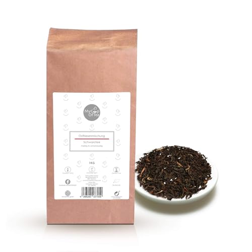 Bio Ostfriesentee Mischung 1kg – Hochwertiger Schwarztee in Bio-Qualität - malzig, schokoladig – Schwarzer Tee lose – Schwarztee für Genießer und anspruchsvolle Teetrinker – MyCupOfTea Bio Ostfriesentee Mischung 1kg – Hochwertiger Schwarztee in Bio-Qualität - malzig, schokoladig – Schwarzer Tee lose – Schwarztee für Genießer und anspruchsvolle Teetrinker – MyCupOfTea von MyCupOfTea