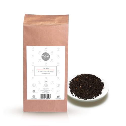 Darjeeling Frist Flush Bio Tee 1 kg lose - Hochwertiger Schwarztee - würzig & fruchtig - Schwarztee aus ökologischem und fairem Anbau - MyCupOfTea von MyCupOfTea