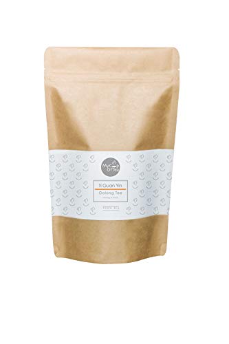 Ti Guan Yin Bio Tee 100g - Hochwertiger Oolong-Tee in Bio-Qualität aus China - Wu Long (Ceremonial Grade) - Für Tee-Genießer und Kenner - Belebend und wohltuend - MyCupOfTea von MyCupOfTea