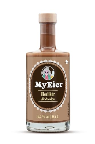 MyEier Schoko, Eierlikör mit Schokolade, fair gehandelt, aus Bayern, 0,5 L, 15,5% Vol. MyEier Schoko, Eierlikör mit Schokolade, fair gehandelt, aus Bayern, 0,5 L, 15,5% Vol. von MyEier