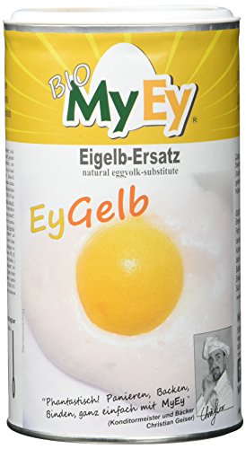 MyEy EyGelb, BIO Eigelb-Ersatz, vegan, sojafrei, cholesterinfrei (1 x 200 g) von MyEy