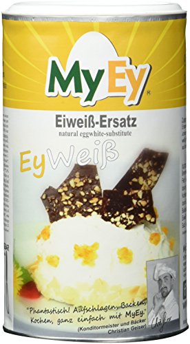 MyEy EyWeiß, Eiweiß-Ersatz, vegan, natürlich & voll aufschlagbar, mit pflanzlichen Proteinen, glutenfrei, 1er Pack (1 x 200g) von MyEy