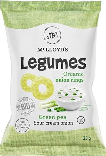 Chips mit grünen Erbsen, Sahne und Zwiebeln glutenfrei BIO 35 g MyLloyds Chips mit grünen Erbsen, Sahne und Zwiebeln glutenfrei BIO 35 g MyLloyds von MyLloyds