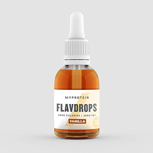 MyProtein FlavDrops™ Natural Vanilla 50 ml Zero Calorie Zero Fat Zero Sugar Aroma, das Ihre Lebensmittel verwandelt. von Myprotein