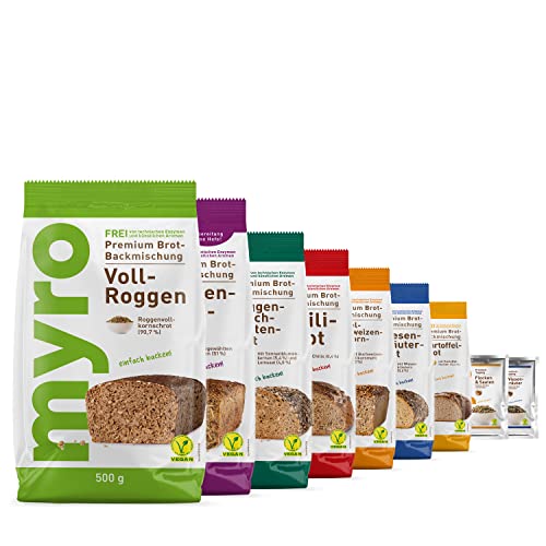 Backmischungen - Bundle Vegane Vielfalt - 7 vegane Backmischungen -Backmischungen Set von Myro