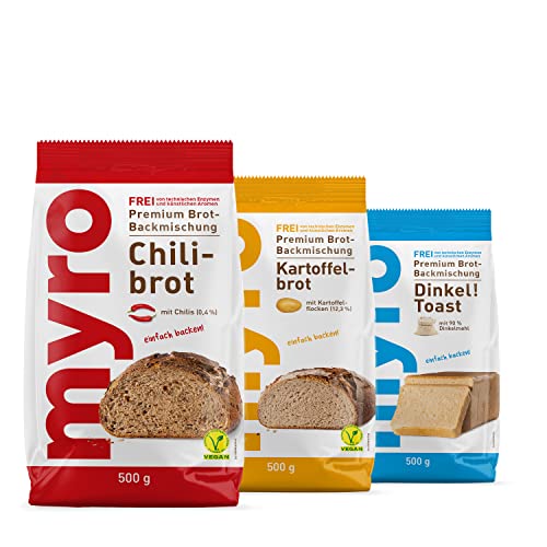 Brotbackmischungen - 3 Premium Brotbackmischungen - Grill Bundle von Myro