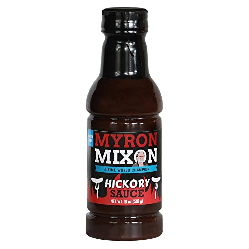 Myron Mixon BBQ Sauce | Hickory | Champion Pitmaster Rezept | glutenfreie BBQ-Saucen, MSG-frei, hergestellt in den USA | 530 ml Flasche von Myron Mixon