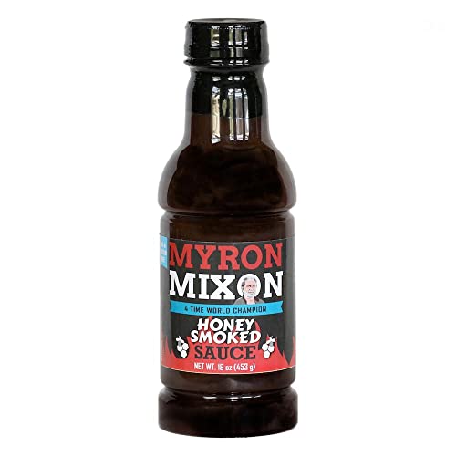 Myron Mixon BBQ Sauce | Honig Räuchergrill | Champion Pitmaster Rezept | glutenfreie BBQ-Saucen, MSG-frei, hergestellt in den USA | 473 ml Flasche von Myron Mixon