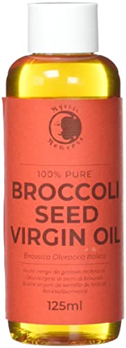Mystic Moments | Brokkoli -Samen Virgin Trägeröl 125ml - reines & natürliches Öl perfekt für Haare, Gesicht, Nägel, Aromatherapie, Massage und Ölverdünnung veganer GVO -frei von Mystic Moments