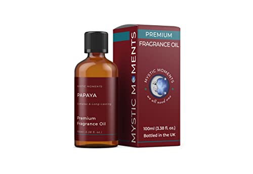 Mystic Moments | Papaya -Duftöl - 100 ml - perfekt für Seifen, Kerzen, Badebomben, Ölbrenner, Diffusoren und Haut- und Haarpflegegegenstände Mystic Moments | Papaya -Duftöl - 100 ml - perfekt für Seifen, Kerzen, Badebomben, Ölbrenner, Diffusoren und Haut- und Haarpflegegegenstände von Mystic Moments