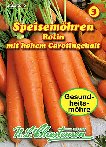 Speisemöhre, Rotin, Gesundheitsmöhre hoher Karotingehalt N.L.Chrestensen von N.L.Chrestensen