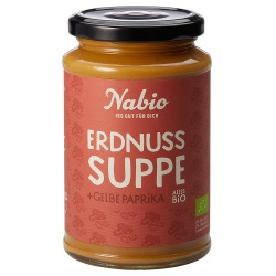 Erdnusssuppe mit gelber Paprika von NABA Feinkost