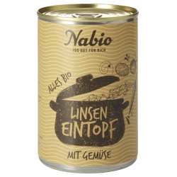 Linsentopf mit Gemüse Linsentopf mit Gemüse von NABA Feinkost