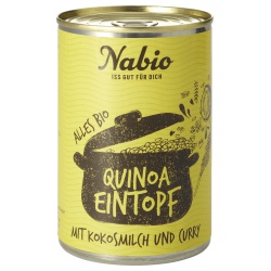 Quinoatopf mit Kokosmilch & Curry von NABA Feinkost