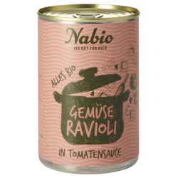 Ravioli mit Gemüse in Tomatensauce Ravioli mit Gemüse in Tomatensauce von NABA Feinkost