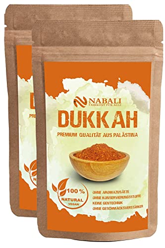 NABALI FAIRKOST FÜR ALLE Dukkah Gewürze - Gewürzmischung nach Ottolenghi - Orientalisches Gewürz aus Palästina (200 g) von NABALI FAIRKOST FÜR ALLE