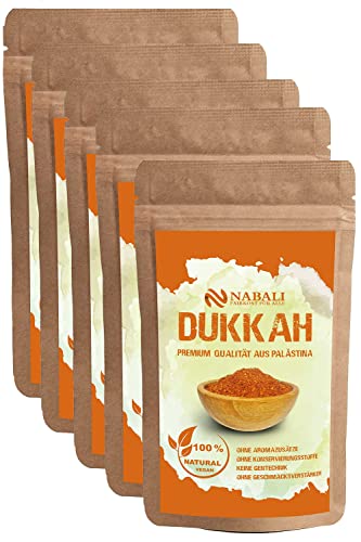 NABALI FAIRKOST FÜR ALLE Dukkah Gewürze - Gewürzmischung nach Ottolenghi - Orientalisches Gewürz aus Palästina (500 g) von NABALI FAIRKOST FÜR ALLE