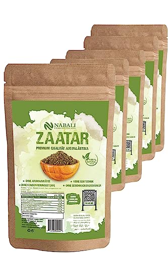 NABALI FAIRKOST FÜR ALLE Zatar Za'atar Gewürz – Gewürzmischung nach Ottolenghi – Zaatar orientalische Gewürze aus Palästina (500 g) von NABALI FAIRKOST FÜR ALLE
