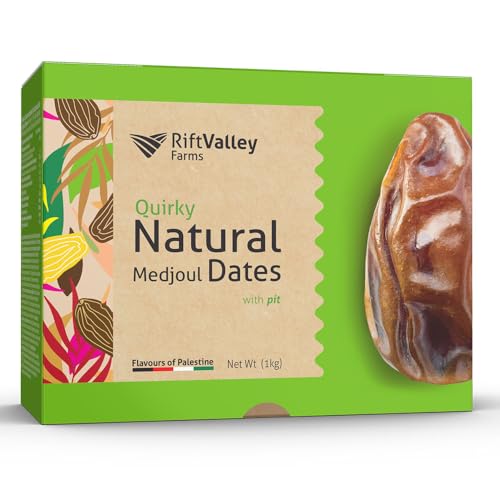 Rift Valley Medjool Datteln Quirky aus Palästina 1KG von NABALI FAIRKOST FÜR ALLE