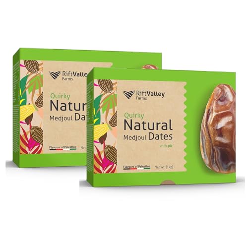 Rift Valley Medjool Datteln Quirky aus Palästina 2KG von NABALI FAIRKOST FÜR ALLE