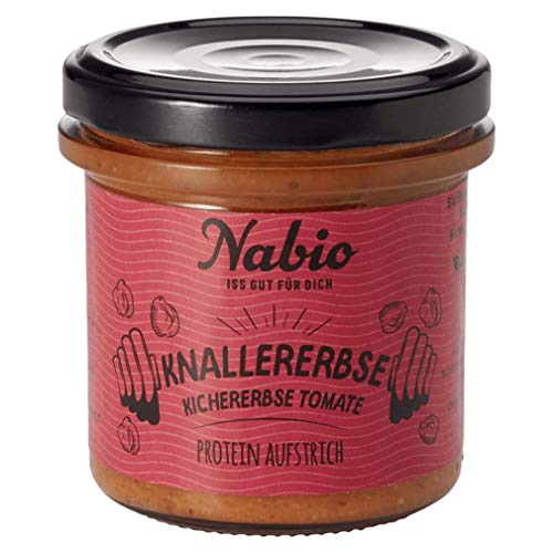 Nabio Bio Brotaufstrich Kichererbse & Tomate, 140 g Nabio Bio Brotaufstrich Kichererbse & Tomate, 140 g von NABIO