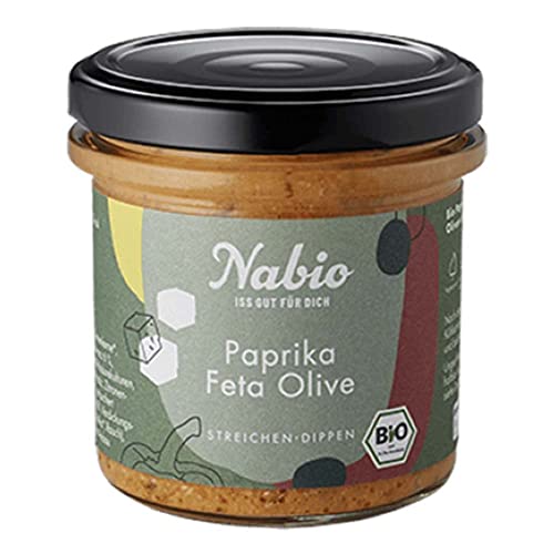 Nabio Bio Brotaufstrich Paprika-Feta & Olive, 135 g Nabio Bio Brotaufstrich Paprika-Feta & Olive, 135 g von NABIO