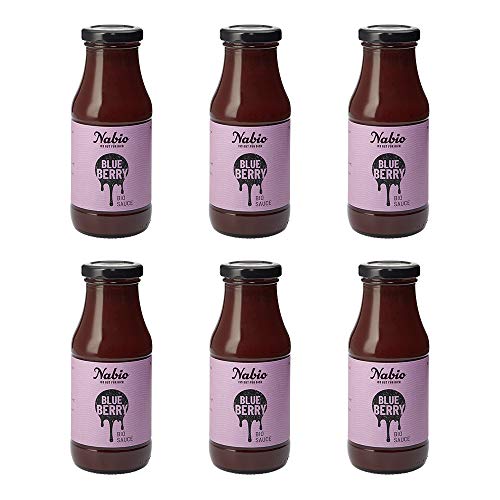 Nabio Blue Berry Sauce, Bio - Grillsauce, vegan, 6er Pack (6 x 240 ml) von NABIO