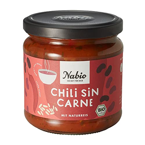 Nabio Chili sin Carne, Glas, 365g von NABIO