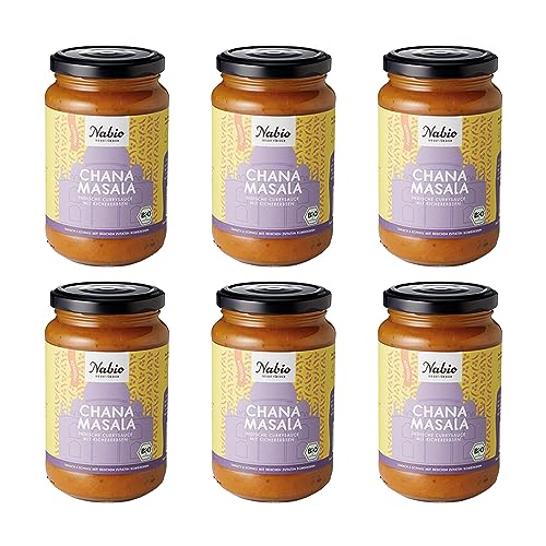 NABIO I Chana Masala Asia Sauce I (6x 325 ml) von NABIO