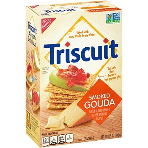Triscuit Smoked Gouda Cracker, 20 g, 2 Stück von NABISCO