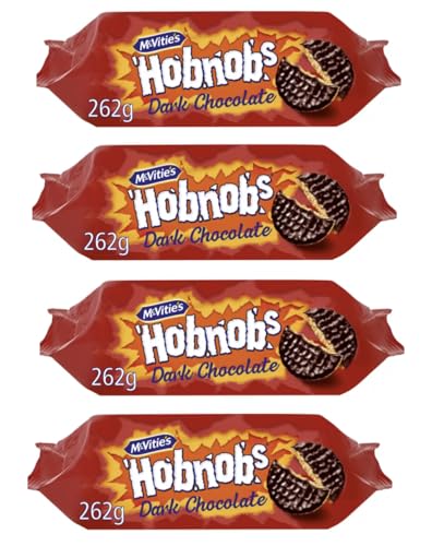 McVitie's Hobnobs Dunkle Schokoladenkekse The Oaty One, 262 g (4 Stück) NAEM von NAEM