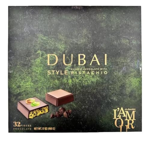Schokolade im Dubai-Stil, 500 g, verwöhnende Aromen, Premium-Milchschokolade, ideal zum Teilen NAEM Schokolade im Dubai-Stil, 500 g, verwöhnende Aromen, Premium-Milchschokolade, ideal zum Teilen NAEM von NAEM