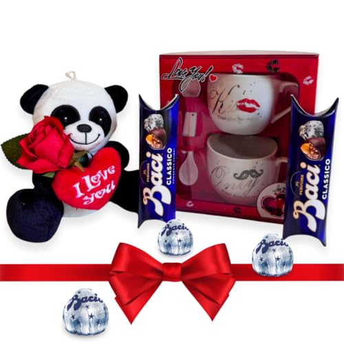 Geschenkidee zum Muttertag 2024 – Set aus Cappuccino-Tassen + Teddybär mit Herz 16 cm + verschiedene Pralinen 200 g + 2 Holzknospen Geschenkidee zum Muttertag 2024 – Set aus Cappuccino-Tassen + Teddybär mit Herz 16 cm + verschiedene Pralinen 200 g + 2 Holzknospen von NARAMAKI