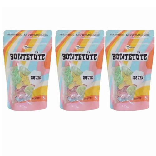 NarrenKraam Buntetüte - sauer - 3 x 100 g/Kiosk/Süßwaren NarrenKraam Buntetüte - sauer - 3 x 100 g/Kiosk/Süßwaren von NARRENKRAAM
