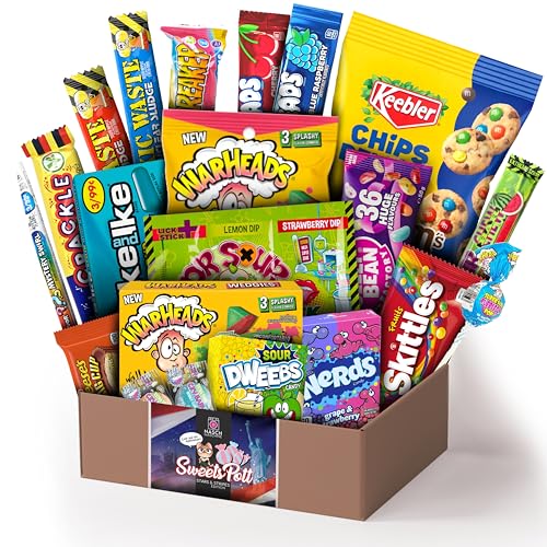 Naschmaschine | SweetsPott USA Edition einzigartige Süßigkeiten Mischung | 1100g + | XXL (Partybox) mit amerikanischen Süßigkeiten als ideale Geschenkidee von NASCHMASCHINE