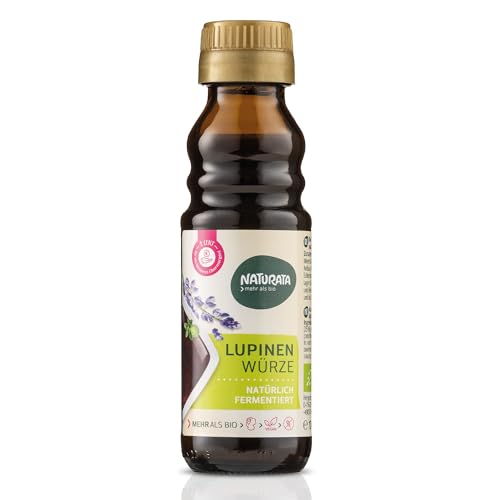Naturata Bio Lupinen-Würze 100ml | Hergestellt aus 100% deutschen Lupinen | Vegan & Glutenfrei | Natürlich fermentiert & Alternative für Soja | Vielseitige Würze für Suppen, Soßen & Dressings Naturata Bio Lupinen-Würze 100ml | Hergestellt aus 100% deutschen Lupinen | Vegan & Glutenfrei | Natürlich fermentiert & Alternative für Soja | Vielseitige Würze für Suppen, Soßen & Dressings von Naturata