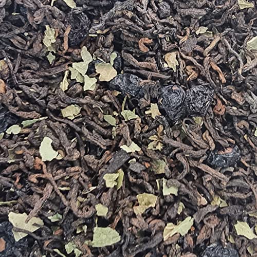 Black Currant Pu Erh Tee Naturideen® 100g von NATURIDEEN